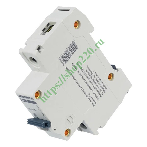 Автоматический выключатель GENERICA ВА 47-29 1Р 25А 4,5кА ...