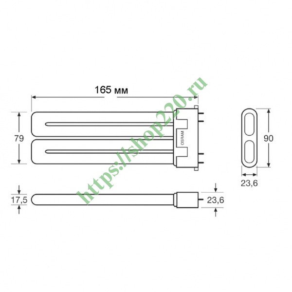 osram dulux f led