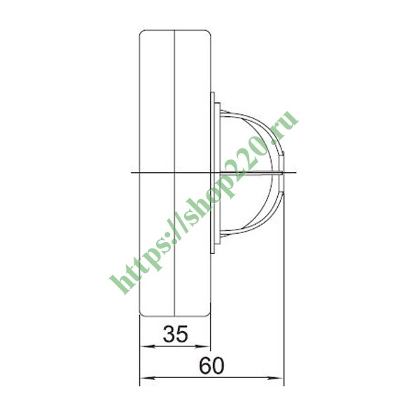Датчик движения потолочный ДД 024 белый 1100Вт 360° 7м ИЭК LDD11-024 ...