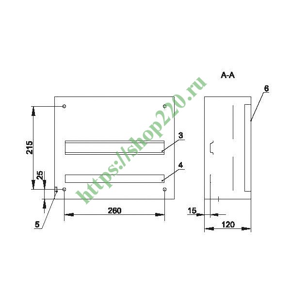 Корпус щрн 12з ip54