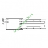 Пускорегулирующий электронный аппарат Feron EB53 2х36W T8/G13 230V 164х32х22мм 21553