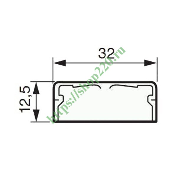 Кабель канал короб 32х12 5 мм