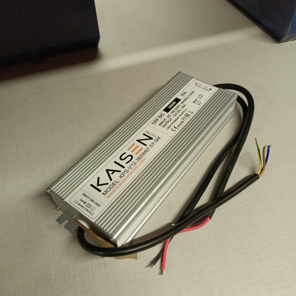 KPS-V12-360W67-5Y-SM Влагозащищенный источник питания Kaisen (Кайсен) для светодиодных модулей, мощностью 360 Ватт, выходное напряжение 12 Вольт фото покупателя 2