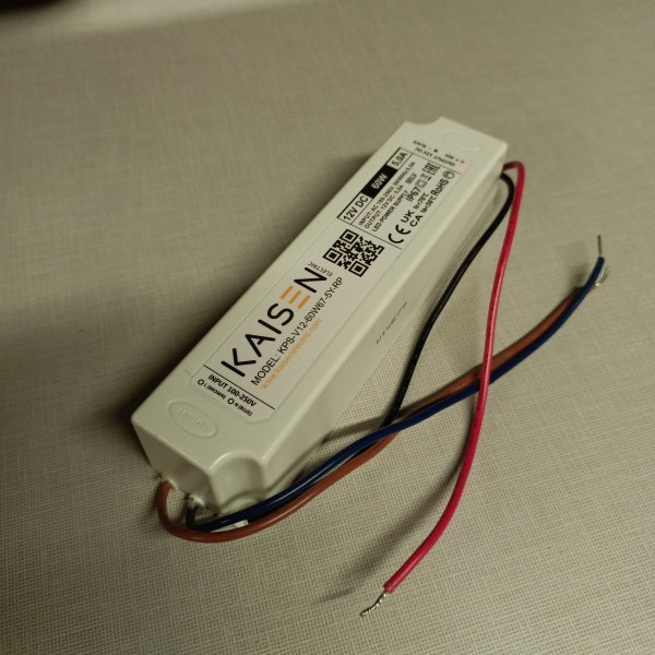 KPS-V12-60W67-5Y-RP Влагозащищенный источник питания Kaisen (Кайсен) для светодиодных модулей, мощностью 60 Ватт, входное напряжение 100-250 Вольт фото покупателя 1