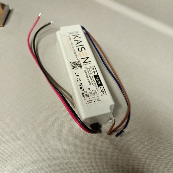 KPS-V12-100W67-5Y-RP Влагозащищенный источник питания Kaisen (Кайсен) для светодиодных модулей, мощностью 100 Ватт, входное напряжение 100-250 Вольт фото покупателя 1