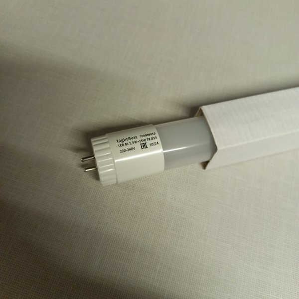 Инсектицидная светодиодная лампа в ловушки для насекомых LightBest T8 BL368 G13, 346mm мощностью 1,5 Ватта, эквивалент 15 Ватт, с цоколем G13 фото покупателя 2