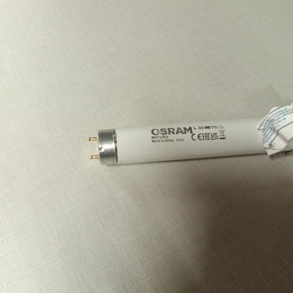 4050300010540 Лампа люминесцентная T8 Osram L NATURA мощностью 30 Ватт с цоколем G13 для гастрономии. фото покупателя 1