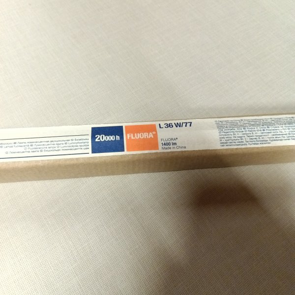 4058075402805 Лампа люминесцентная T8 Osram L FLUORA мощностью 36 Ватт с цоколем G13 для комнатных цветов и растений. фото покупателя 6