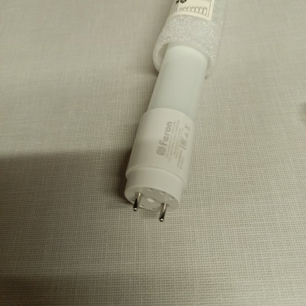 25895 Светодиодная линейная лампа LED-T8 Feron LB-213 G13 24W 6400K (упаковка 25 шт.), 1500мм фото покупателя 2