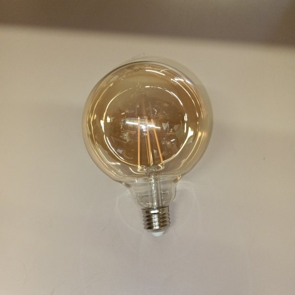 609212 Светодиодная винтажная лампа FL-LED Vintage G125 10W 2200К 220V E27 фото покупателя 3