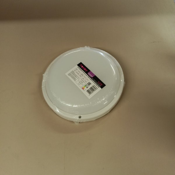 TOK-R1-20-4K-WIN-IP65 Влагозащищенный круглый светильник белого цвета, Led мощностью 20 Ватт холодного дневного света, Токов Электро фото покупателя 2