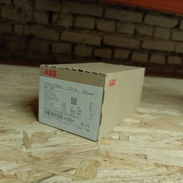 2CDS251001R0204 Модульный однополюсный электрический автомат ABB S201 System pro M на 20 Ампер, с характеристикой C фото покупателя 4