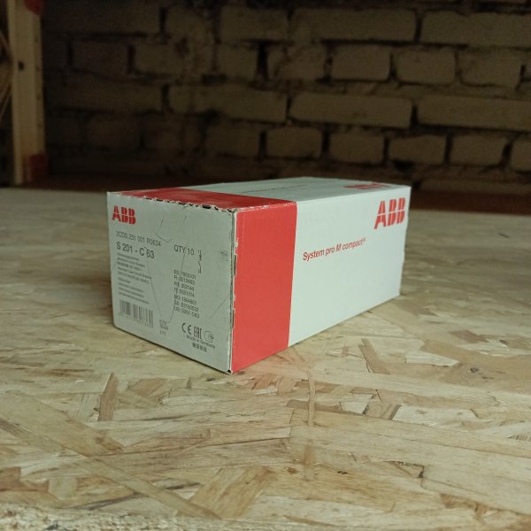 2CDS251001R0634 Модульный однополюсный электрический автомат ABB S201 System pro M на 63 Ампера, с характеристикой C фото покупателя 4
