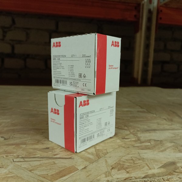 2CDS253001R0254 Модульный трехполюсный электрический автомат ABB S203 System pro M на 25 Ампер, с характеристикой C фото покупателя 2