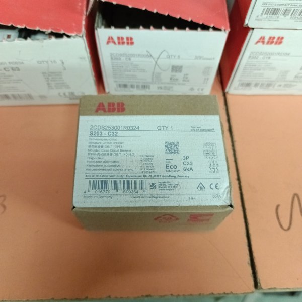 2CDS253001R0324 Модульный трехполюсный электрический автомат ABB S203 System pro M на 32 Ампера, с характеристикой C фото покупателя 1