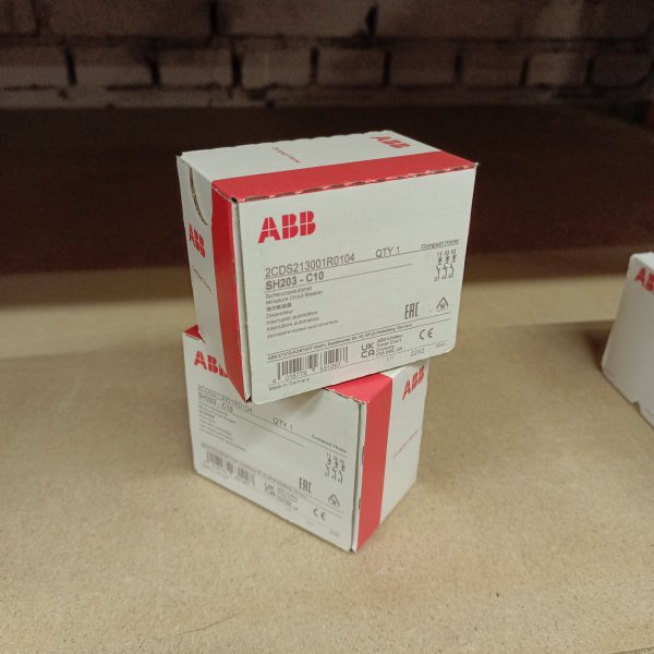 2CDS213001R0104 Модульный электрический автомат трехполюсный АББ тип С 10 ампер для защиты электрической цепи фото покупателя 2