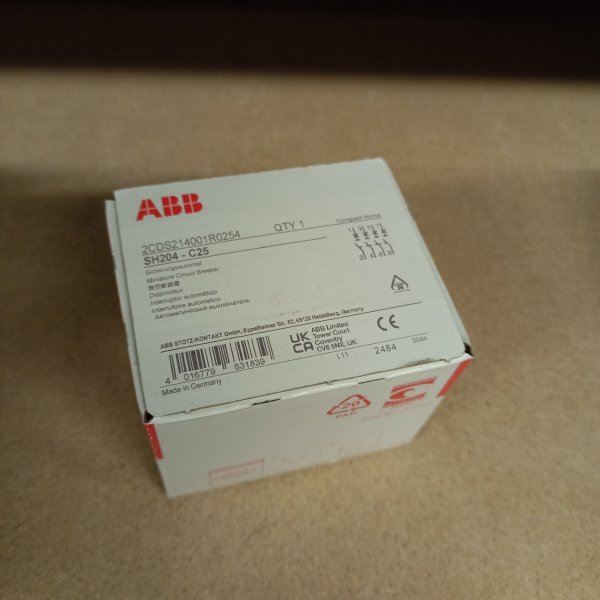 2CDS214001R0254 Модульный электрический автомат четырехполюсный АББ тип С 25 ампер для защиты электрической цепи фото покупателя 1