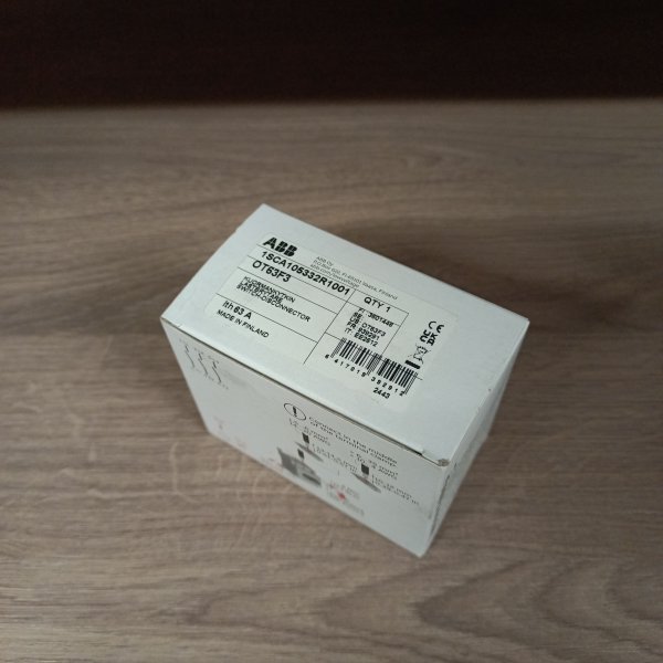 1SCA105332R1001 Перекидной трехполюсный выключатель нагрузки ABB серии OT63F3 на 63 Ампер. фото покупателя 5
