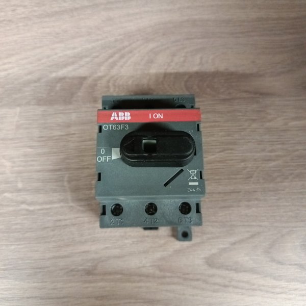 1SCA105332R1001 Перекидной трехполюсный выключатель нагрузки ABB серии OT63F3 на 63 Ампер. фото покупателя 3
