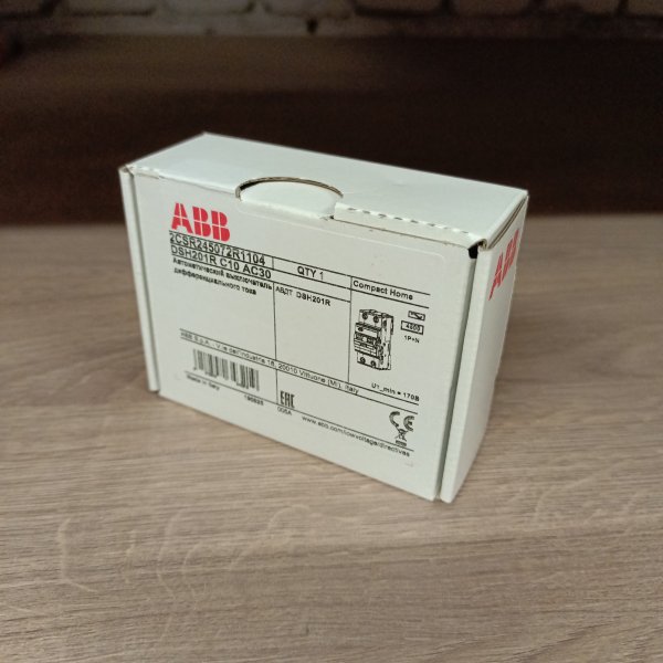 2CSR245072R1104 Автоматический выключатель дифференциального тока двухполюсный однофазный АВДТ АББ 10 ампер тип АС 30мА фото покупателя 2