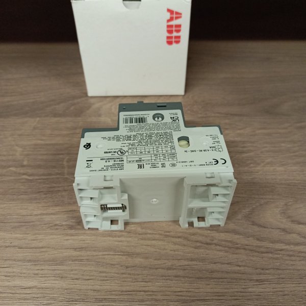 1SAM250000R1008 Автоматический выключатель АВВ MS116-4 на 50000 Ампер с регулируемой тепловой защитой на 2,5-4 Ампер для защиты электродвигателей фото покупателя 1