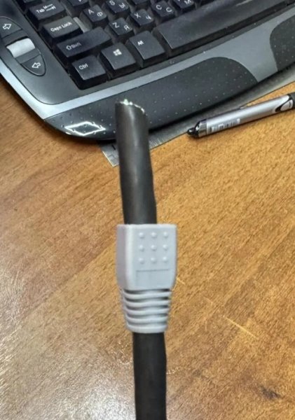 Колпачок изолирующий для коннектора RJ-45, PVC, серого цвета, Lans фото покупателя 1