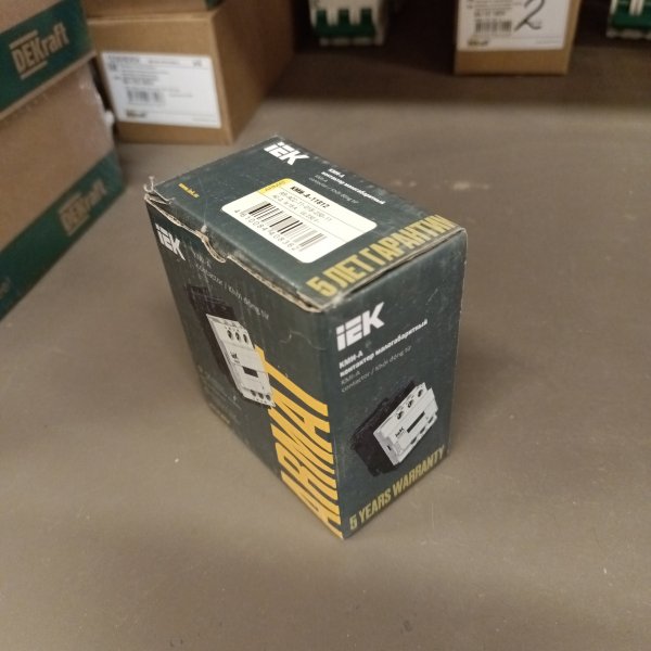 AR-ACC-11-018-230-11 Трехполюсный магнитный пускатель на DIN рейку с катушкой 230В, ток нагрузки 18А, 1NO+1NC, IEK ARMAT КМИ-А фото покупателя 3
