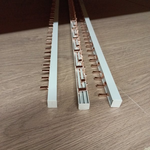 YNS21-3-063 Шина соединительная PIN 3P 63A шаг 18мм IEK фото покупателя 5