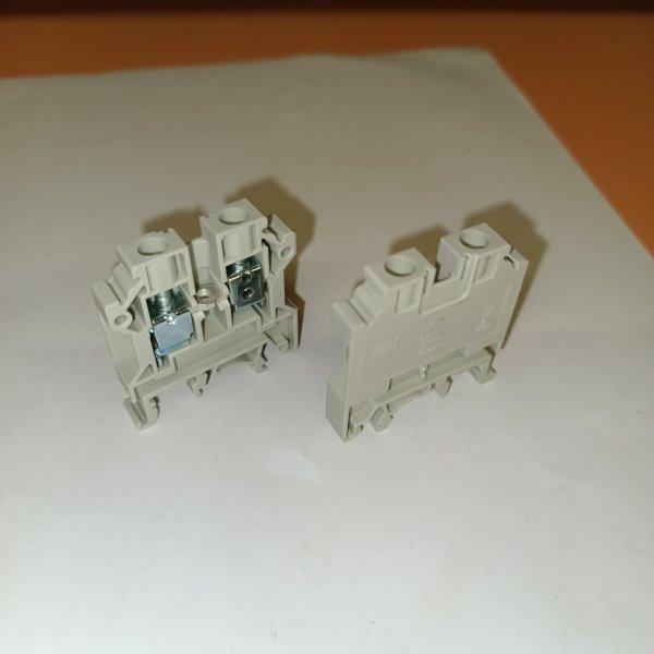 YCT10-00-K03-006 Серый одноплюсный винтовой клеммник на дин рейку для электрического провода 6 мм2 фото покупателя 1