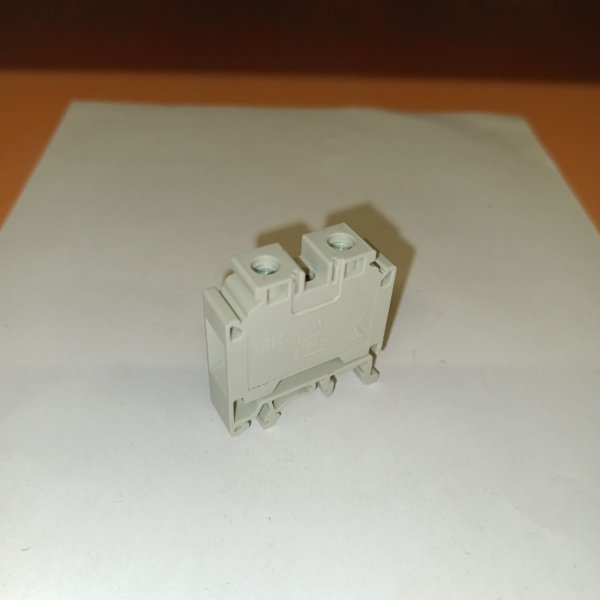 YCT10-00-K03-016 Серый одноплюсный винтовой клеммник на дин рейку для электрического провода 16 мм2 фото покупателя 1