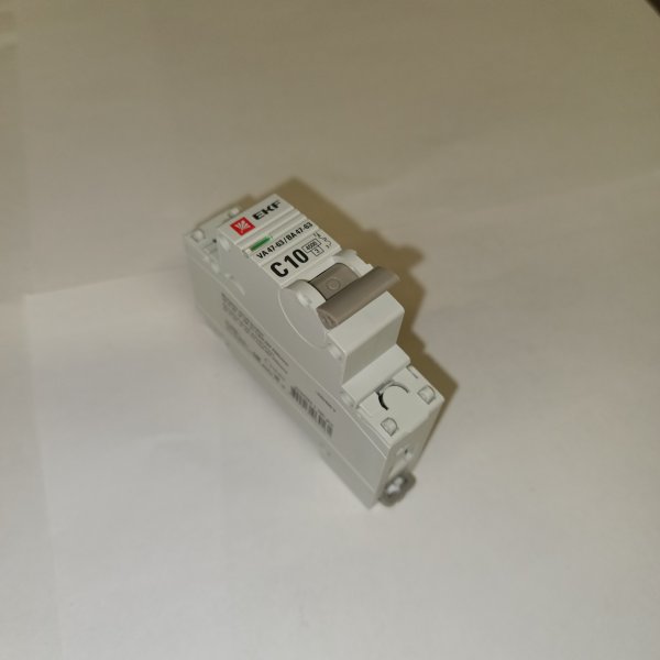 mcb4763-1-10C-pro Модульный электрический автомат однополюсный ЕКФ Проксима тип С 10 ампер для защиты электрической цепи фото покупателя 2