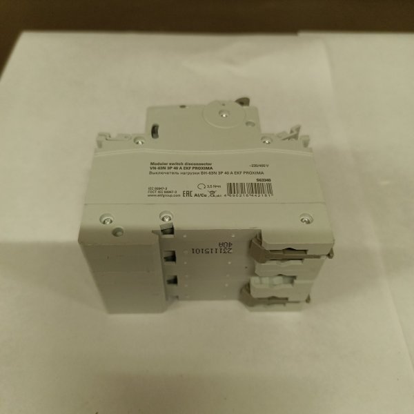 S63340 Трехполюсный модульный рубильник ВН-63N EKF PROxima, номинальный ток 40 Ампер фото покупателя 2