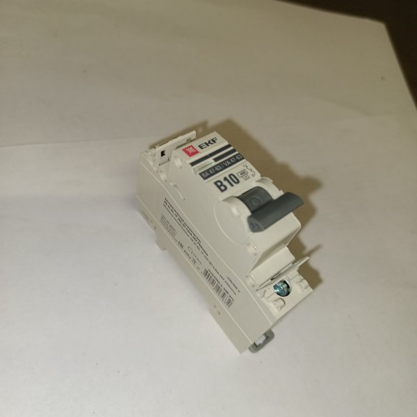 mcb4763-1-10B-pro Модульный электрический автомат однополюсный ЕКФ Проксима тип Б 10 ампер для защиты электрической цепи фото покупателя 2