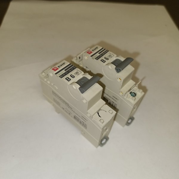 mcb4763-1-06B-pro Модульный электрический автомат однополюсный ЕКФ Проксима тип Б 6 ампер для защиты электрической цепи фото покупателя 2