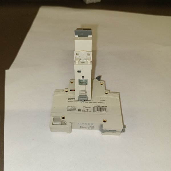mcb4763-1-06B-pro Модульный электрический автомат однополюсный ЕКФ Проксима тип Б 6 ампер для защиты электрической цепи фото покупателя 1