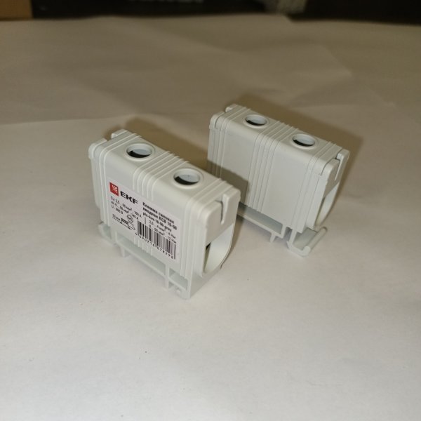 plc-kvs-16-50-gray Вводной однополюсный фазный клеммник для проводника сечением 16-50 мм2 EKF КСВ, серый цвет фото покупателя 3