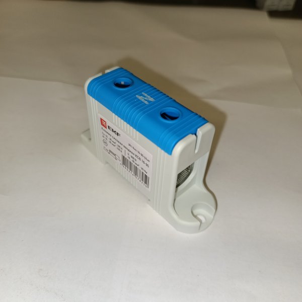 plc-kvs-16-95-blue Вводной однополюсный нулевой клеммник для проводника сечением 16-95 мм2 EKF КСВ, синий цвет фото покупателя 2