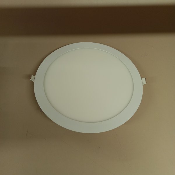 SQ0329-0236 Светодиодная круглая панель Downlight СВО ТДМ, мощностью 24 Ватта, теплый белый свет, с драйвером, цвет корпуса белый фото покупателя 2