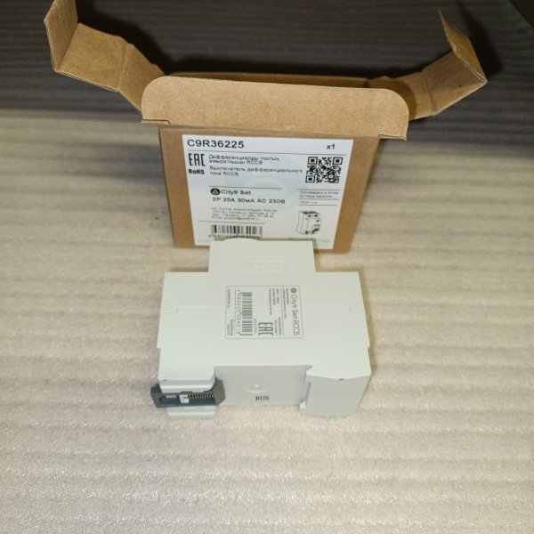 C9R36225 Двухполюсное однофазное модульное устройство защитного отключения 30 мА типа АС, ток нагрузки 25 Ампер с отключающей способностью 6кА, Систем Электрик фото покупателя 3
