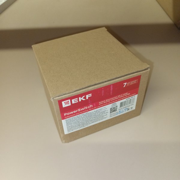 psds-160-3 Трехполюсный разъединитель выключатель EKF PowerSwitch 160 Ампер фото покупателя 3