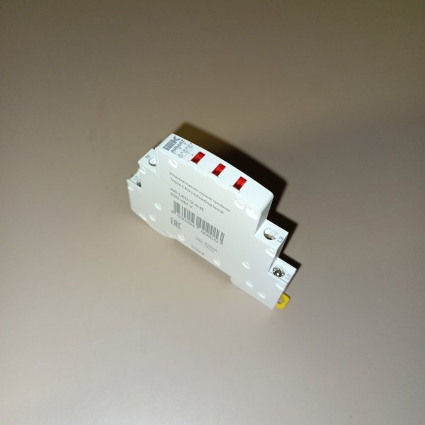 AR-LED-3-4-R Модульный трехфазный светодиодный извещатель ИЭК красного цвета, питание 230-415 Вольт фото покупателя 2