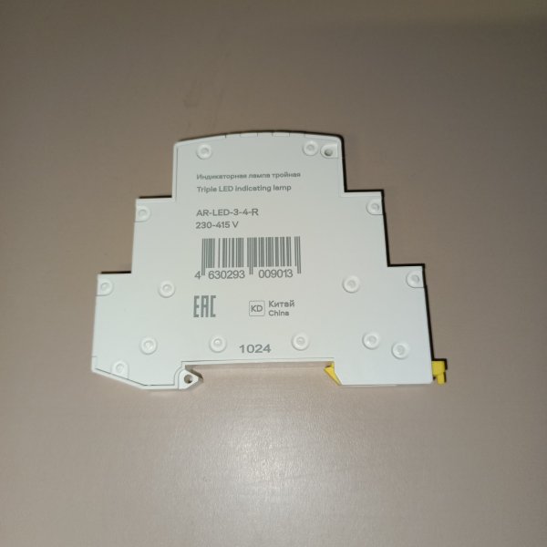 AR-LED-3-4-R Модульный трехфазный светодиодный извещатель ИЭК красного цвета, питание 230-415 Вольт фото покупателя 1