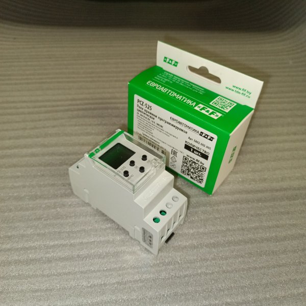 EA02.002.005 Астрономическое реле времени PCZ-525, 24-264В AC/DC, одноканальное, функция ночного перерыва, функция NFC, 16A фото покупателя 4