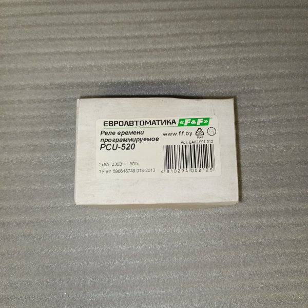 EA02.001.012 Многофункциональное реле времени общего значения PCU-520, 230В; 50Гц, 2х8А, 0,1сек–24суток фото покупателя 5