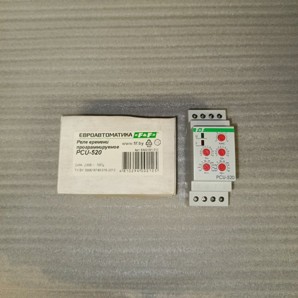 EA02.001.012 Многофункциональное реле времени общего значения PCU-520, 230В; 50Гц, 2х8А, 0,1сек–24суток фото покупателя 4