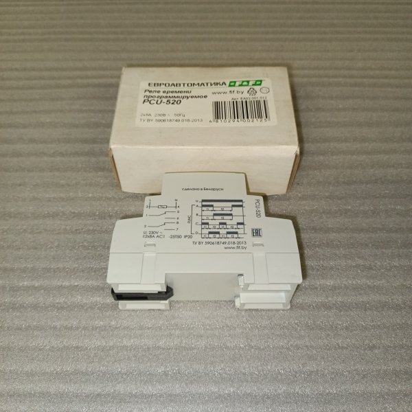 EA02.001.012 Многофункциональное реле времени общего значения PCU-520, 230В; 50Гц, 2х8А, 0,1сек–24суток фото покупателя 2