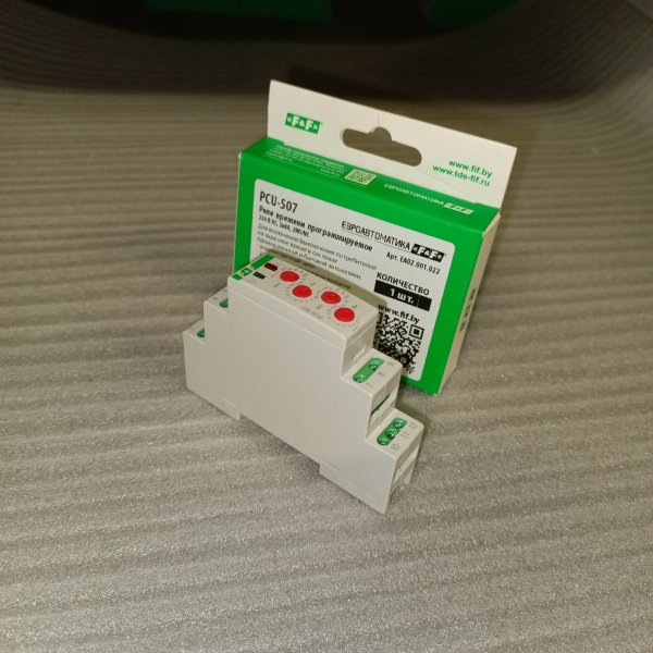 EA02.001.022 Многофункциональное реле времени PCU-507, 230В; 50Гц, 0,1сек.-24суток, 8A, 2 функции фото покупателя 3