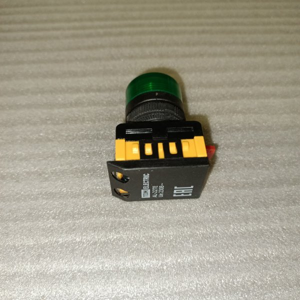 SQ0702-0011 Светосигнальный индикатор AL-22TE зеленая неоновая лампа, диаметром 22 мм фото покупателя 1