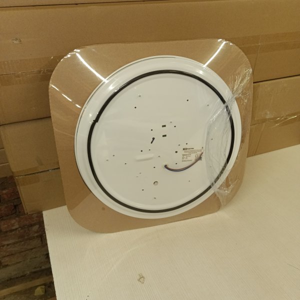 SQ0329-0173 Круглый светодиодный светильник накладного исполнения, ТДМ Паутина, диаметром 350 мм, мощностью 22 Ватт, с пультом дистанционного управления яркостью и цветом 2700-6500К фото покупателя 1