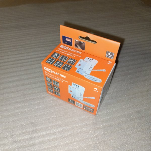 SQ0324-0019 Реле для управления освещением ТДМ ФРЛ-11, с датчиком IP65, с током нагрузки до 20 Ампер фото покупателя 3